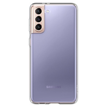 Husa compatibila cu Samsung Galaxy S21 Plus model Mat, Silicon, Antisoc, TPU, Viceversa Transparent