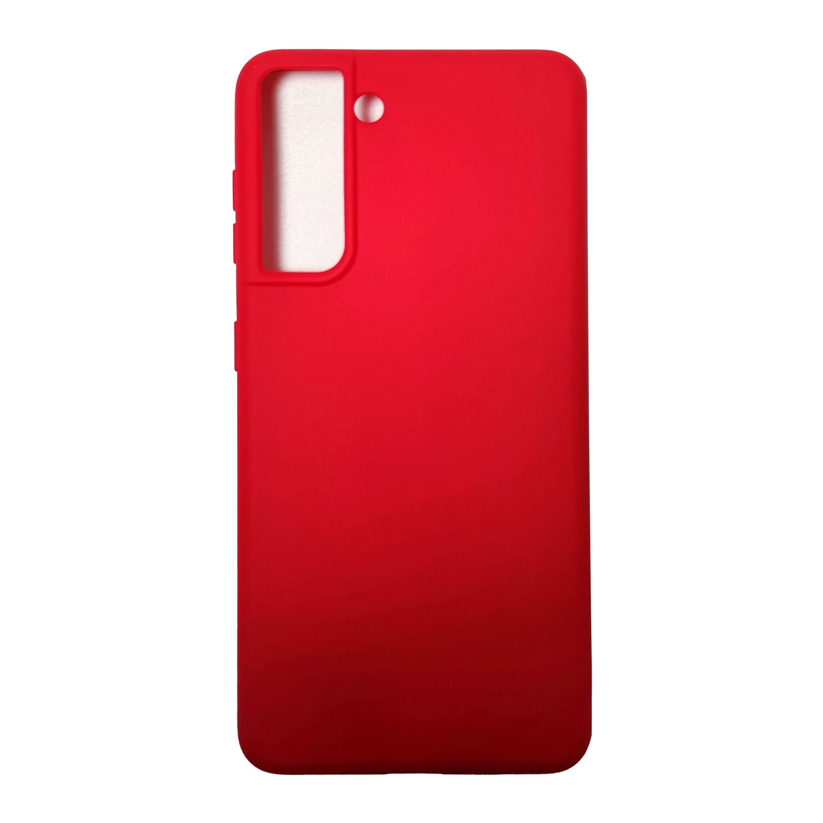 Husa compatibila cu Samsung Galaxy S21 model Mat, Silicon, Antisoc, TPU, Viceversa Rosu