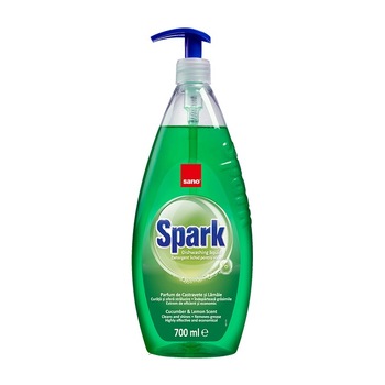 Detergent vase cu pompita Sano Spark Castravete,700 ml Detergent vase cu pompita Sano Spark Castravete,700 ml