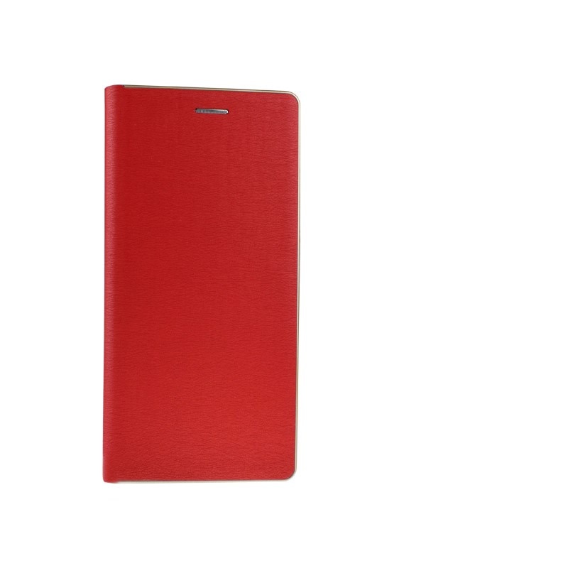 Husa Retro Book cu Inchidere Magnetica Compatibila cu Xiaomi Redmi Note 7 Rosie