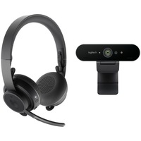 kit webcam si casti logitech pro personal video collaboration brio 4k si zone wireless imagen 48_0_
0