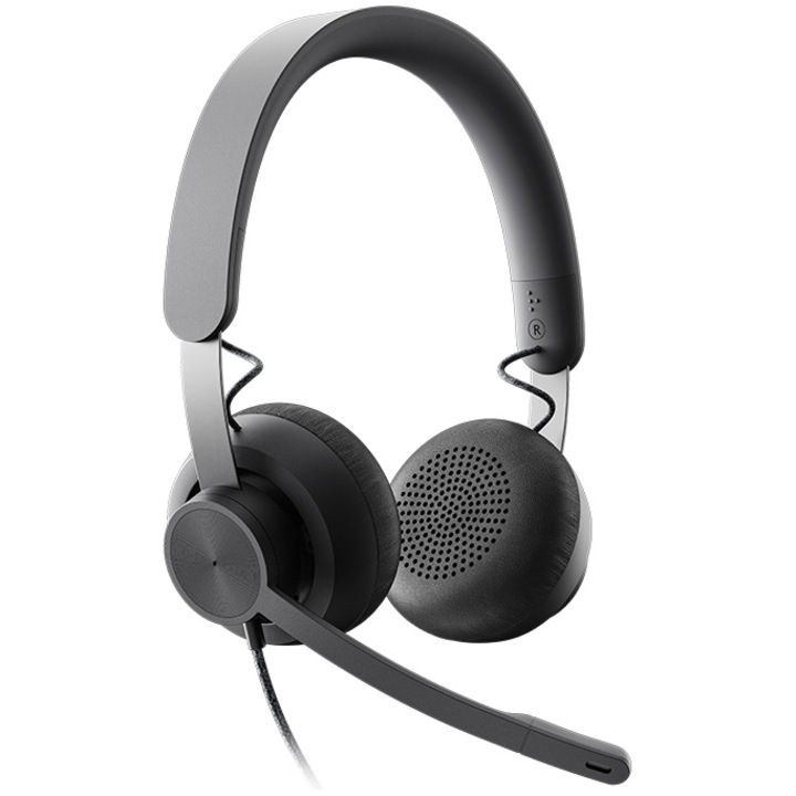 Слушалки Logitech Zone Wired, Микорофон с noise-cancelling, Сертификат Microsoft Teams, USB