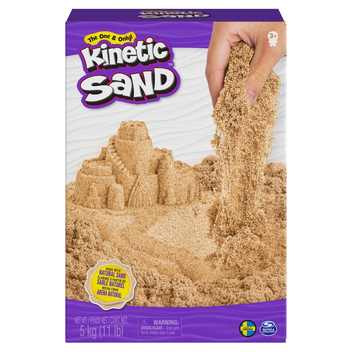 Kinetic Sand Brown sand homok, 5kg