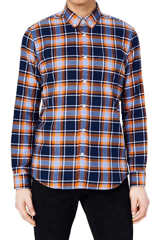 Camasa bumbac barbati Meraki, multicolor, L, slim fit