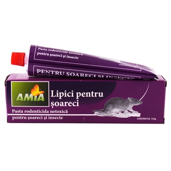 Lipici pentru soareci 135g, Amia Lipici pentru soareci 135g, Amia