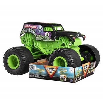 Masinuta Monster Jam - Grave Digger, scara 1:10 Masinuta Monster Jam - Grave Digger, scara 1:10
