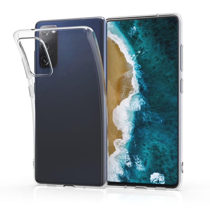 Telefontok Samsung Galaxy S20 FE készülékhez, szilikon, átlátszó, 53609.03