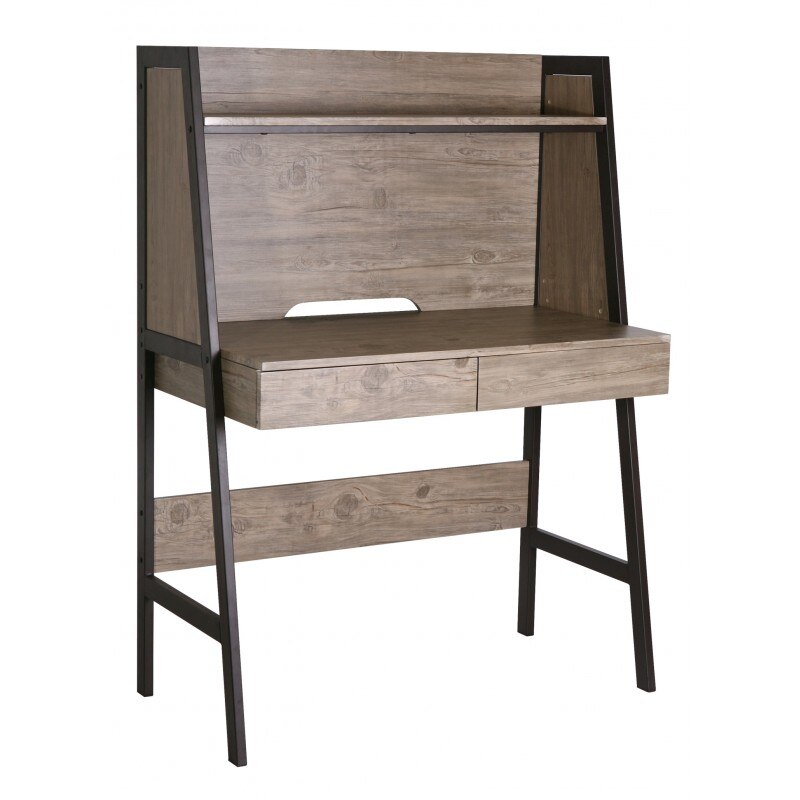 Birou din metal si PAL,94x51 x128 cm