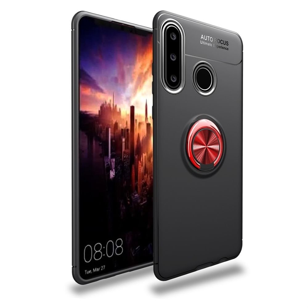 Husa Lenuo Shockproof TPU Huawei P30 Lite, Black Red
