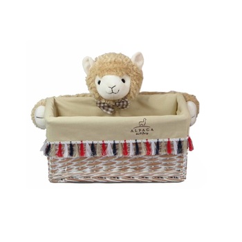 Cos M Alpaca Bedora, 30x40 cm, ratan, Natur Cos M Alpaca Bedora, 30x40 cm, ratan, Natur