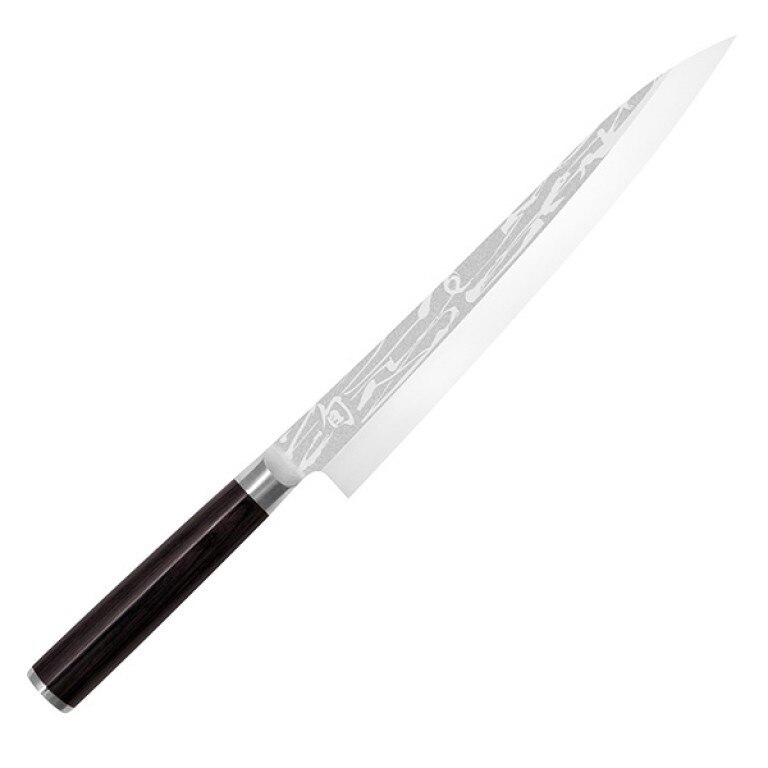 Cutit pentru feliere KAI, Shun Pro Sho VG-0005, Inox, 24 cm, Negru