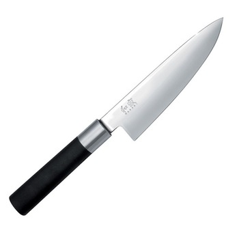 Cutitul bucatarului, KAI, Wasabi 6715C, Inox, 15 cm, Negru Cutitul bucatarului, KAI, Wasabi 6715C, Inox, 15 cm, Negru