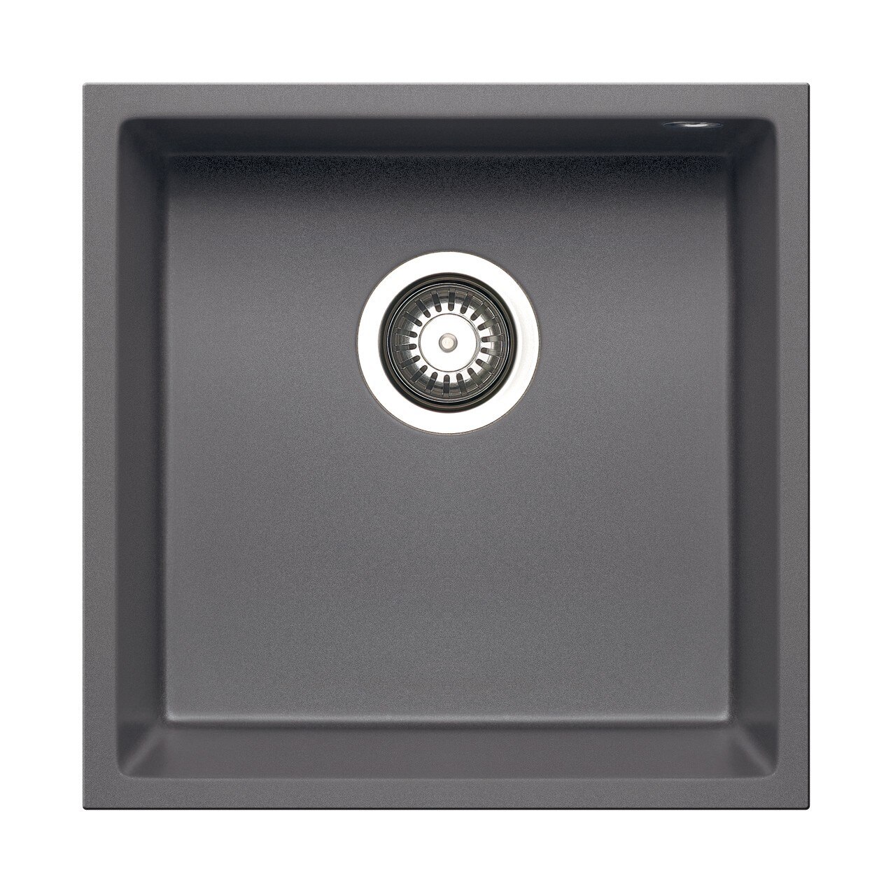 Chiuveta bucatarie Pyramis TETRAGON 400x400 1B, adancime 200mm, montare sub blat, Pyragranite gri