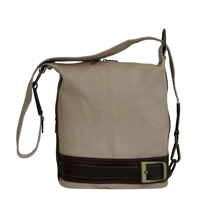 Valódi bőr táska, Irina, púderrózsaszín