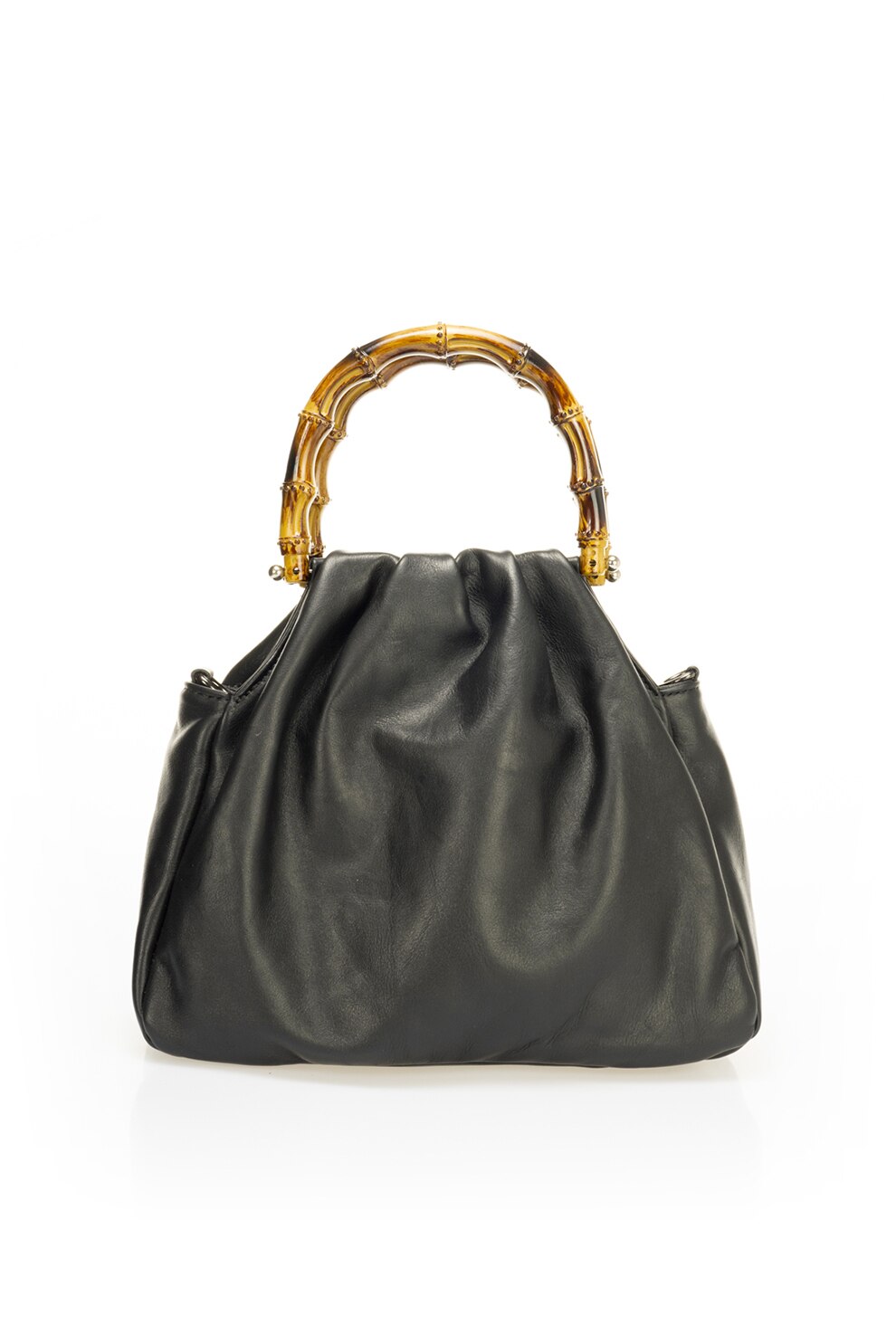 Massimo Castelli, Geanta de piele cu bareta de umar, Negru