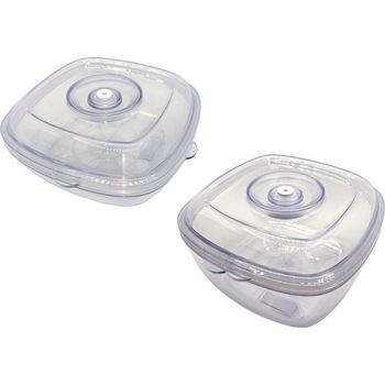 Set 2 caserole de vidat si marinat Laica VT3305, 1 litru, 2 litri Set 2 caserole de vidat si marinat Laica VT3305, 1 litru, 2 litri