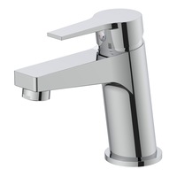 baterie lavoar idrobric hellis crom lucios cartus ceramic  35 mm set ventil scurgere cu click-clack 114 pvc racord flexibil inox 38f 35 cm kit montaj imagen 4_0_
0