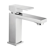 baterie lavoar idrobric zoe crom lucios cartus ceramic  25 mm set ventil scurgere cu click-clack 114 metal racord flexibil inox 38f 35 cm kit montaj imagen 10_0_
0