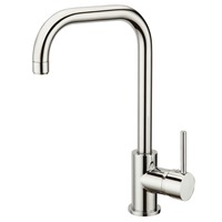 Baterie bucatarie Idrobric Florida, pipa inalta, alama, crom lucios, cartus ceramic ø 35 mm, racord flexibil inox F3/8, 35 cm, kit de montaj rapid