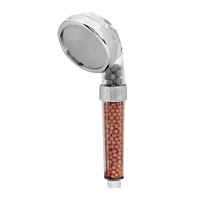 Para de dus Idrobric Relax, ABS cromat, 3 niveluri de filtrare a apei, 1 functie, anti-calcar, 80 mm, difuzor inox SS304 cu micro-duze care cresc presiunea jetului de apa si asigura economia de apa, conexiune 1/2”