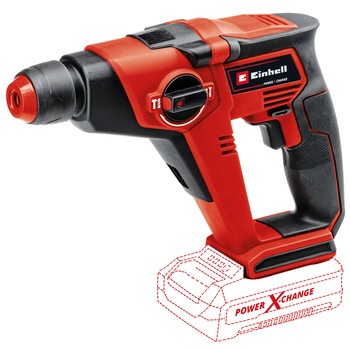 Ciocan rotopercutor fara fir Einhell Power X-Change TE-HD 18/12 Li - Solo, 1,3 J, 14 Nm, gaurire beton 12 mm Ciocan rotopercutor fara fir Einhell Power X-Change TE-HD 18/12 Li - Solo, 1,3 J, 14 Nm, gaurire beton 12 mm