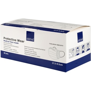 Set 50 Masti faciale, Standard, unica folosinta, 3 straturi, tip IIR, Abena Set 50 Masti faciale, Standard, unica folosinta, 3 straturi, tip IIR, Abena