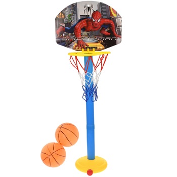 Set cos de baschet si minge de jucarie, lungime reglabila, inaltime 87 cm - YD26881 Set cos de baschet si minge de jucarie, lungime reglabila, inaltime 87 cm - YD26881