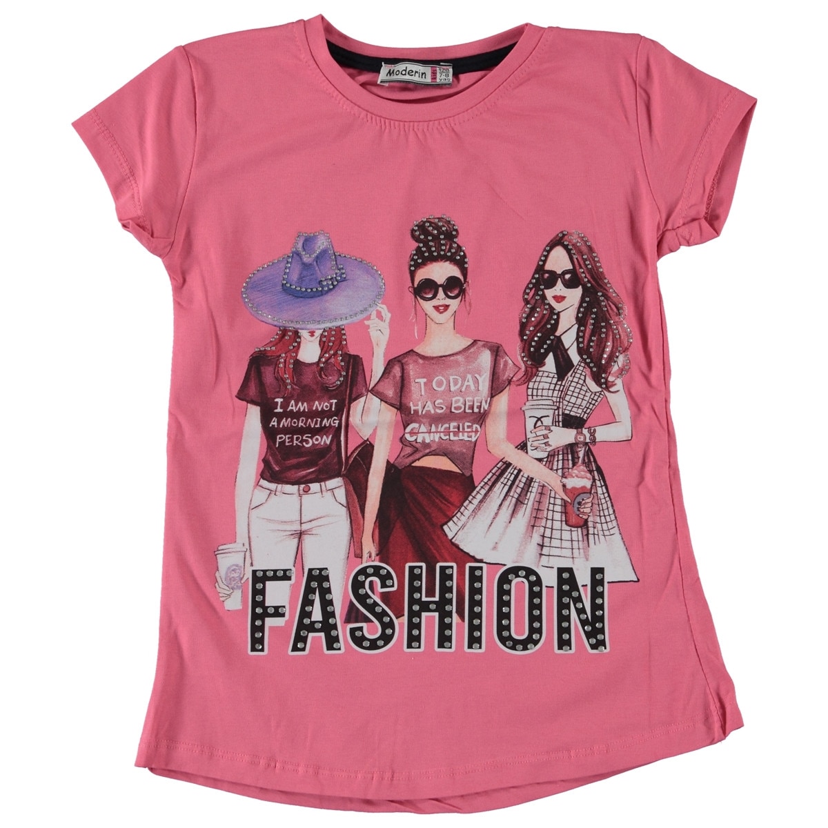 Tricou Fashion Angels roz, Roz