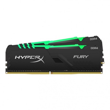 Memorie Kingston HyperX Fury RGB 64GB (2x32GB) DDR4 3466MHz CL17 Dual Channel Kit Memorie Kingston HyperX Fury RGB 64GB (2x32GB) DDR4 3466MHz CL17 Dual Channel Kit