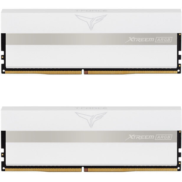 Memorie TeamGroup T-Force Xtreem ARGB White 64GB (2x32GB) DDR4 3600MHz CL18 1.35V Dual Channel Kit