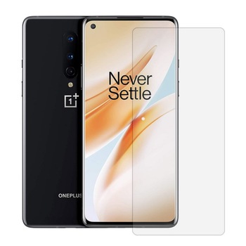 Folie de protectie tempered glass pentru OnePlus 8 Pro transparenta Folie de protectie tempered glass pentru OnePlus 8 Pro transparenta