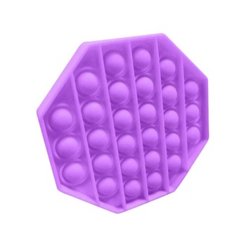 Pad senzorial antistres din silicon Pop IT Octogon , 12.5 x 12.5 cm , Mov, 3 ani + Pad senzorial antistres din silicon Pop IT Octogon , 12.5 x 12.5 cm , Mov, 3 ani +