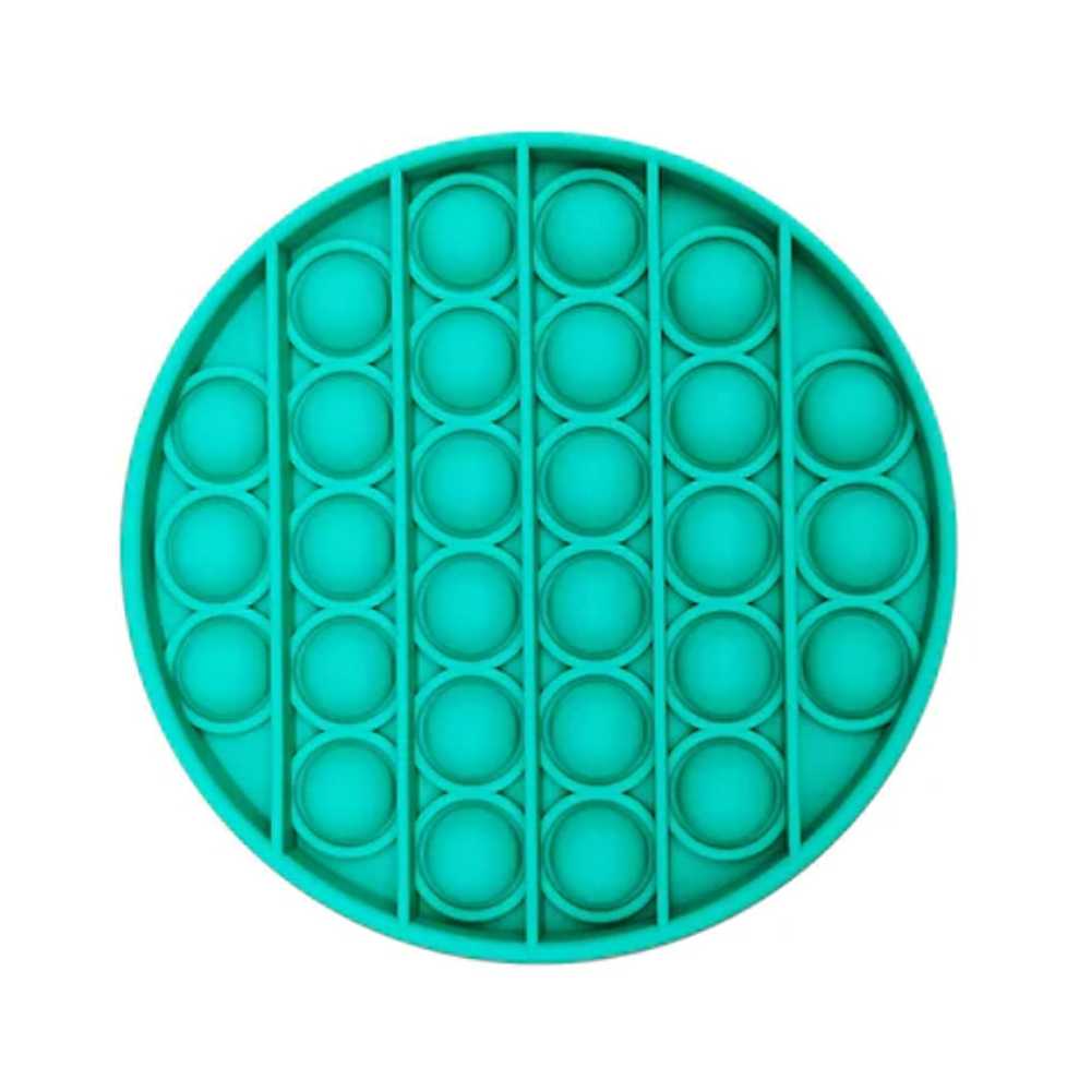 Pad senzorial antistres din silicon Pop IT Cerc , 12.5 cm , Verde, 3 ani +