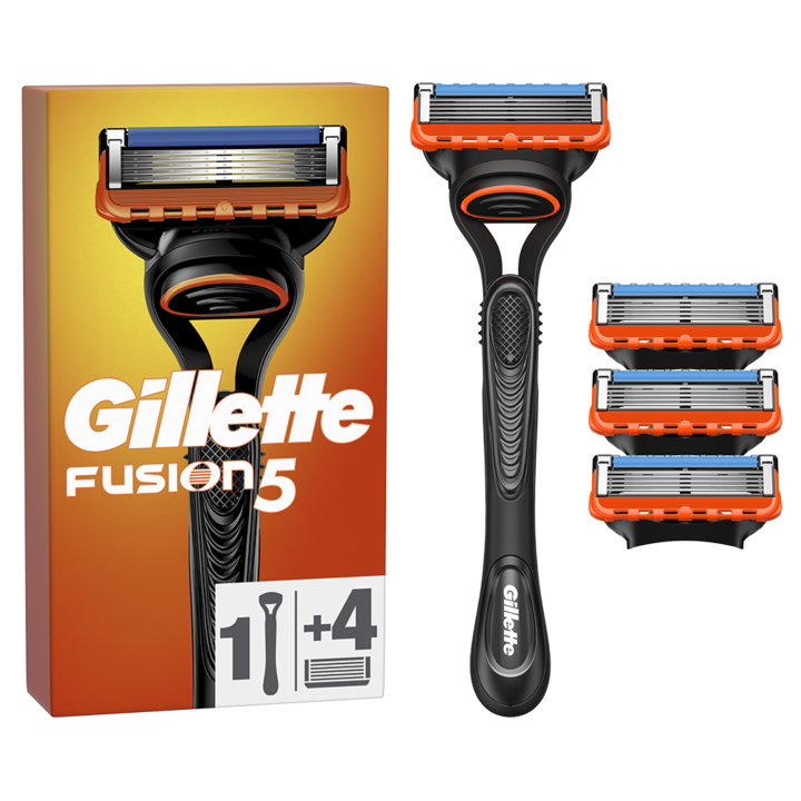 Aparat de ras Gillette Fusion Manual + 3 rezerve