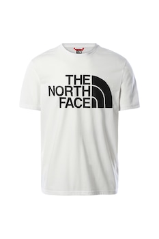 The North Face - Тениска със стандартна кройка и лого, Бял/Черен