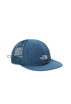 The North Face, Sapca runner unisex de plasa, Albastru inchis The North Face, Sapca runner unisex de plasa, Albastru inchis