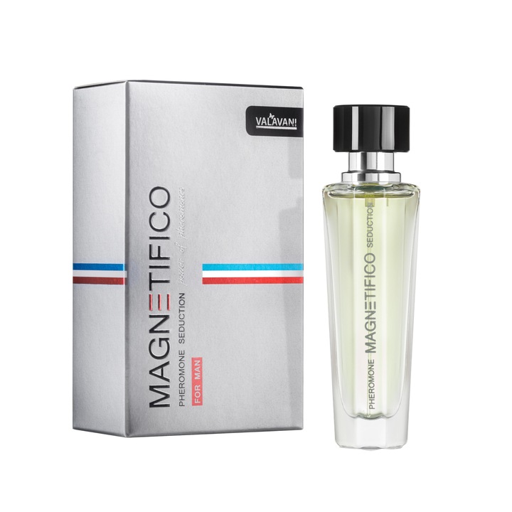 Apa de parfum premium cu feromoni pentru barbati, serie masculina unica, Magnetifico Seduction, 30 ml