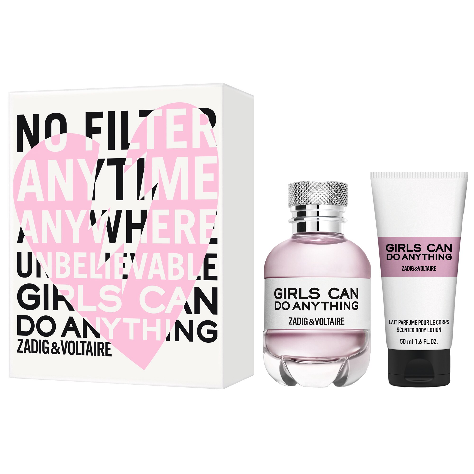Set Zadig & Voltaire, Girls Can Do Anything, Femei: Apa de Parfum, 30 ml + Lotiune de corp, 50 ml