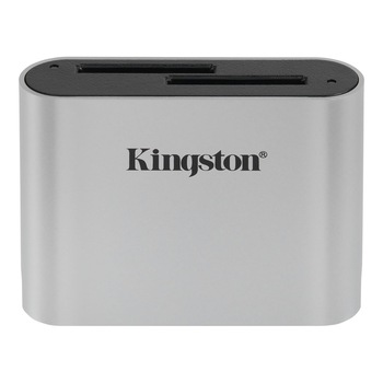 Accesoriu Kingston Workflow Station Card Reader Dual-Slot, SDHC si SDXC UHS-II, USB3.2 Gen1 Accesoriu Kingston Workflow Station Card Reader Dual-Slot, SDHC si SDXC UHS-II, USB3.2 Gen1
