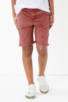 Marks & Spencer, Bermude chino, Rosu caramiziu, 128-134 CM Marks & Spencer, Bermude chino, Rosu caramiziu, 128-134 CM