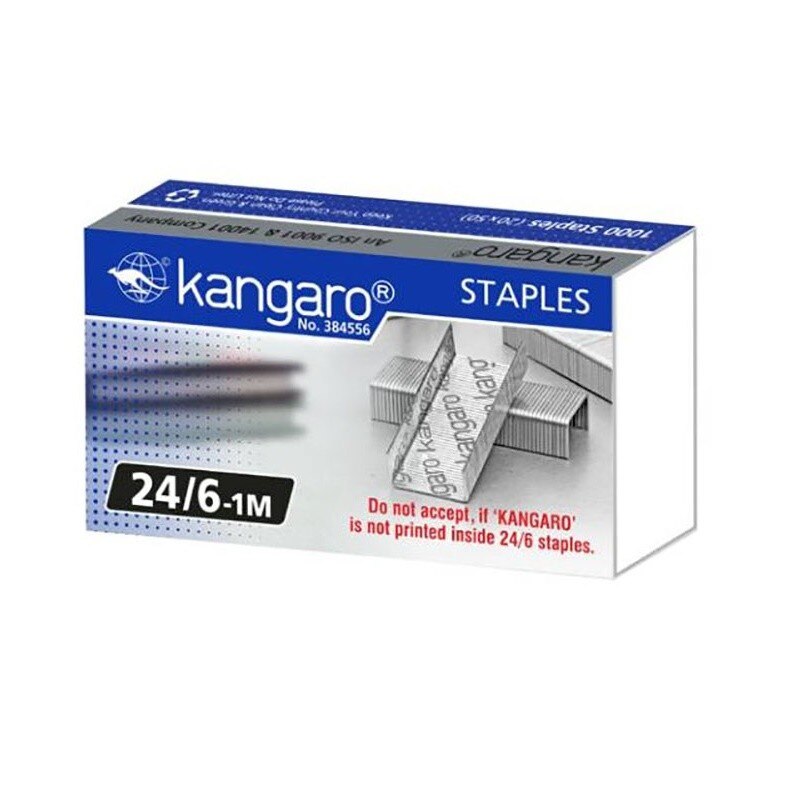 Set 20 cutii capse nr. 24/6 Kangaro