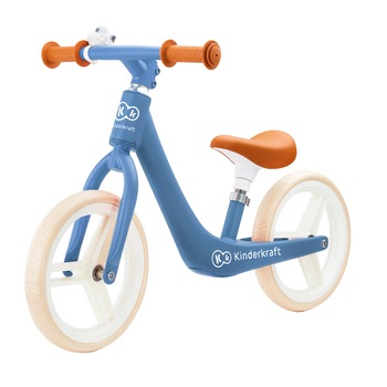 Bicicleta fara pedale Kinderkraft - Fly Plus, albastru Bicicleta fara pedale Kinderkraft - Fly Plus, albastru