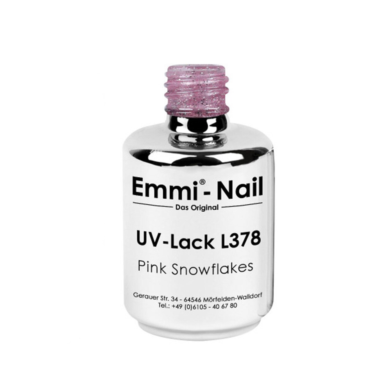 Oja Semipermanenta, Emmi-Nail, Pink Snowflakes, 15 ml