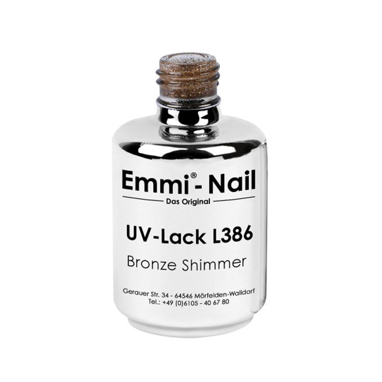Oja Semipermanenta, Emmi-Nail, Bronze Shimmer, bronz stralucitor, 15 ml