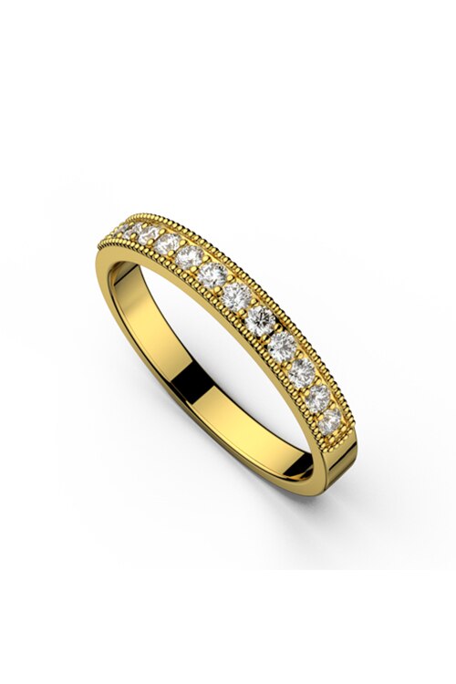 Inel de logodna, Coriolan, aur galben 18K, diamant 0.30 carate GVS1, 54.5 mm