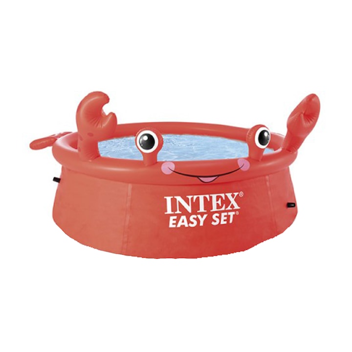 Intex Felfújható medence - Easy Set, Happy crab, 183 x 183 x 51 cm