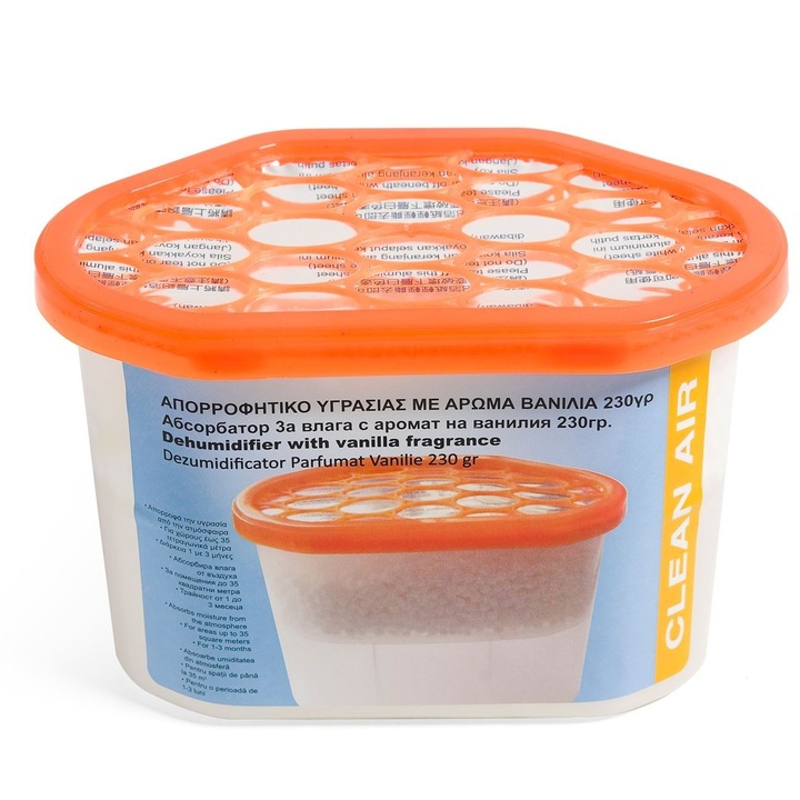 Set 3 Dezumidificatoare Pasive 45g, Alb/Albastru