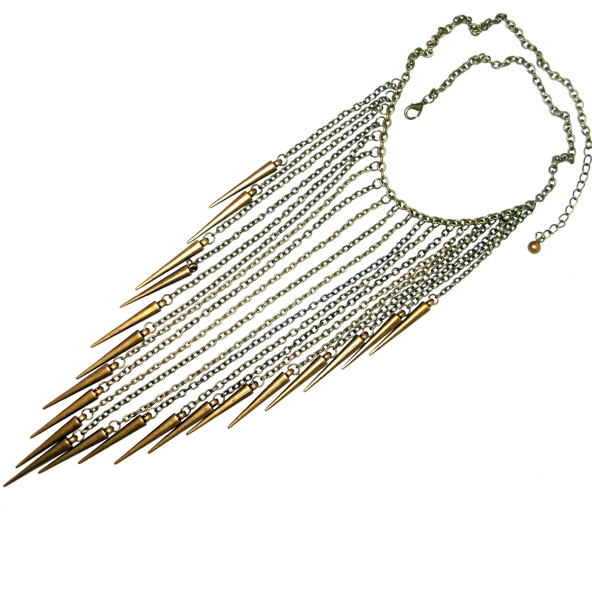 Colier bijuterie guler din lanturi de dama FashionBijoux