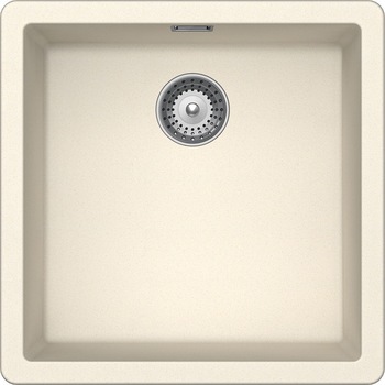 Chiuveta granit Schock Greenwich N-100 Magnolia, 456 x 456 mm, adancime cuva 200 mm, montare sub blat Chiuveta granit Schock Greenwich N-100 Magnolia, 456 x 456 mm, adancime cuva 200 mm, montare sub blat