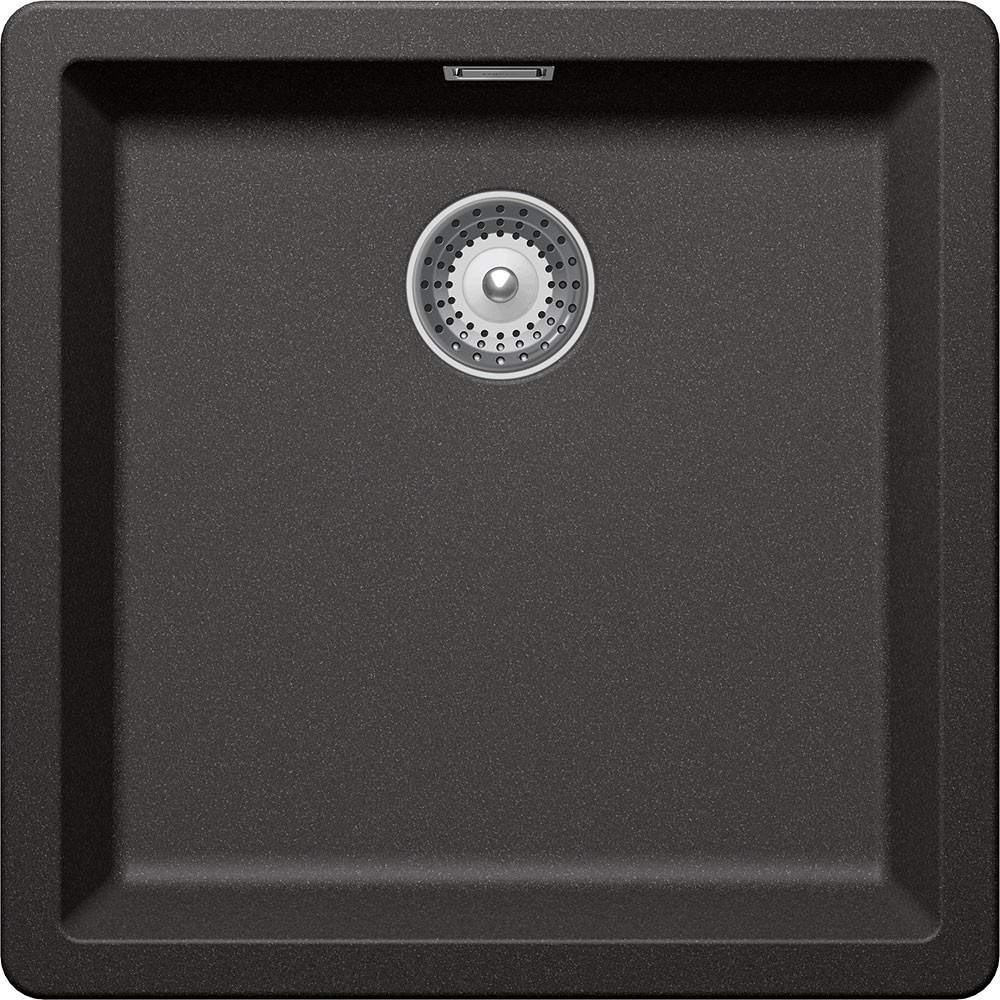 Chiuveta granit Schock Greenwich N-100 Stone, 456 x 456 mm, adancime cuva 200 mm, montare sub blat